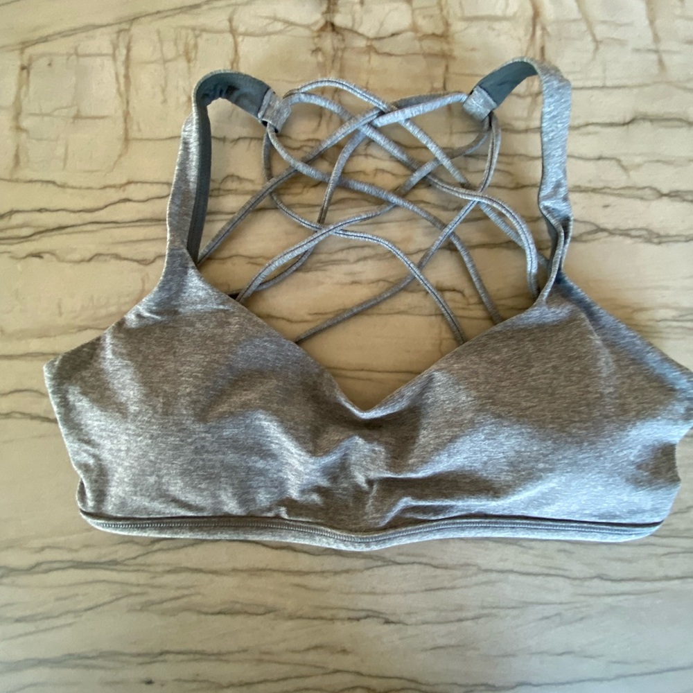 Lululemon Free to be Wild Bra size 10 gray